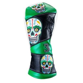 Black Clover Sugar Skull Web Fairway Headcover