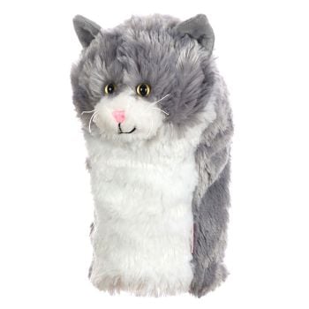 Daphnes Headcover Grey White Cat