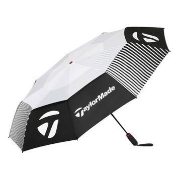 TaylorMade Compact Auto Umbrella 54" Black White