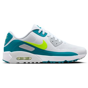 Nike Air Max 90 G Golf Shoes White Lime | Silvermere Golf display picture 1