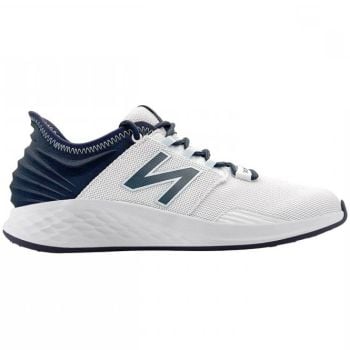 New Balance Womens Fresh Foam Roav White Navy Golf Shoes