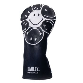 Brand Fusion Smiley Original Stacked Driver Headcover Black White