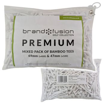Brand Fusion Mixed Bamboo Tees Supersized Bulk Pack
