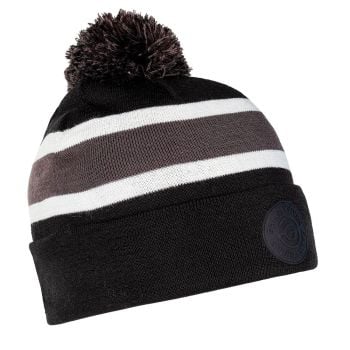 Galvin Green Leighton Bobble Hat Black Iron White