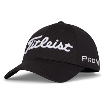 Titleist Tour Elite Black White Cap L/XL