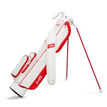 Sunday Golf LOMA 6 Club Carry Bag Red White