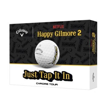 Callaway Happy Gilmore 2 "Just Tap It In" Chrome Tour Golf Balls