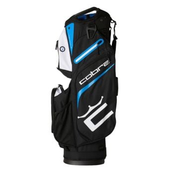 Cobra Signature Cart Bag Black White Blue