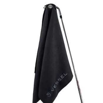 Vessel Magnetic Golf Towel 20x40 cm Black
