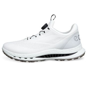 Ecco BIOM C4 BOA Golf Shoes WHT/BLK 130424 51227 | Silvermere Golf