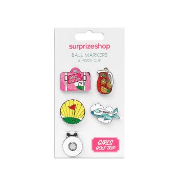 Surprizeshop Suprizeshop Girls Trip Ball Maker AND Visor Clip Golf Ball