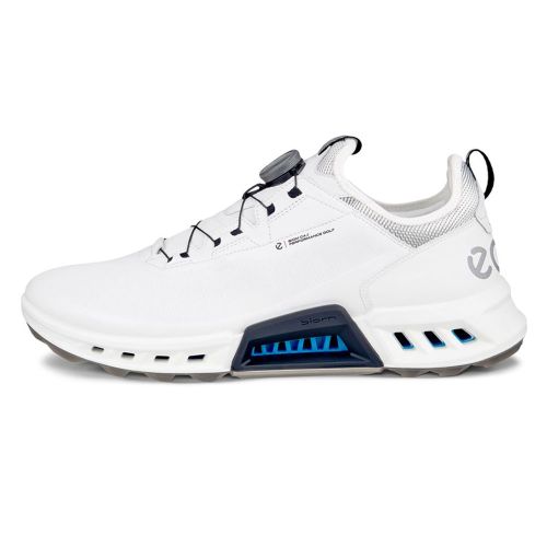 Ecco BIOM C4 BOA Golf Shoes WHT/BLK 130424 51227 | Silvermere Golf
