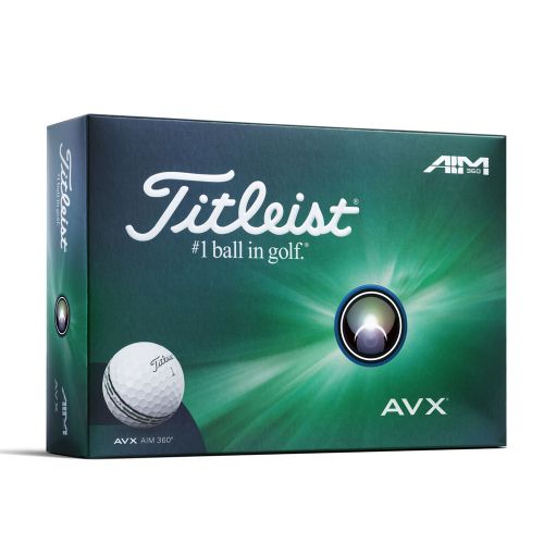 Titleist AVX Aim 360 White Dozen Golf Balls | Silvermere Golf