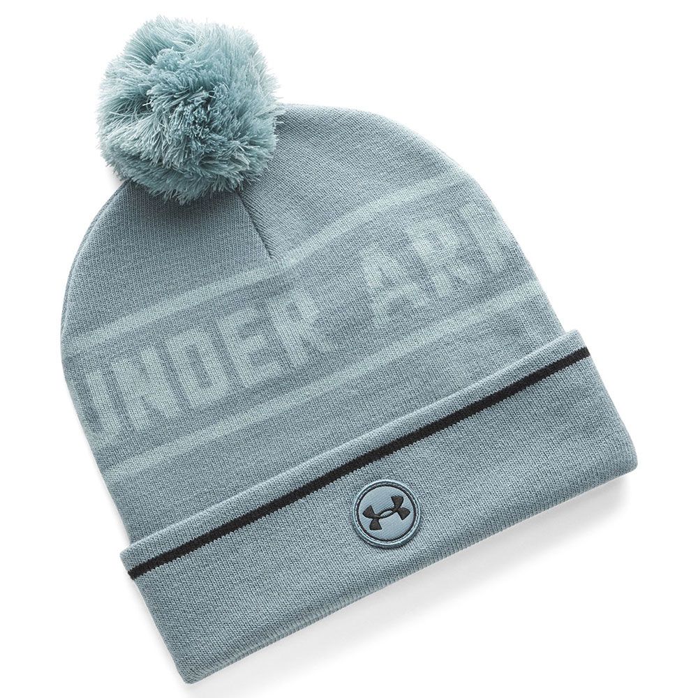 UNDER ARMOUR Under Armour Drive Pom Beanie Blue