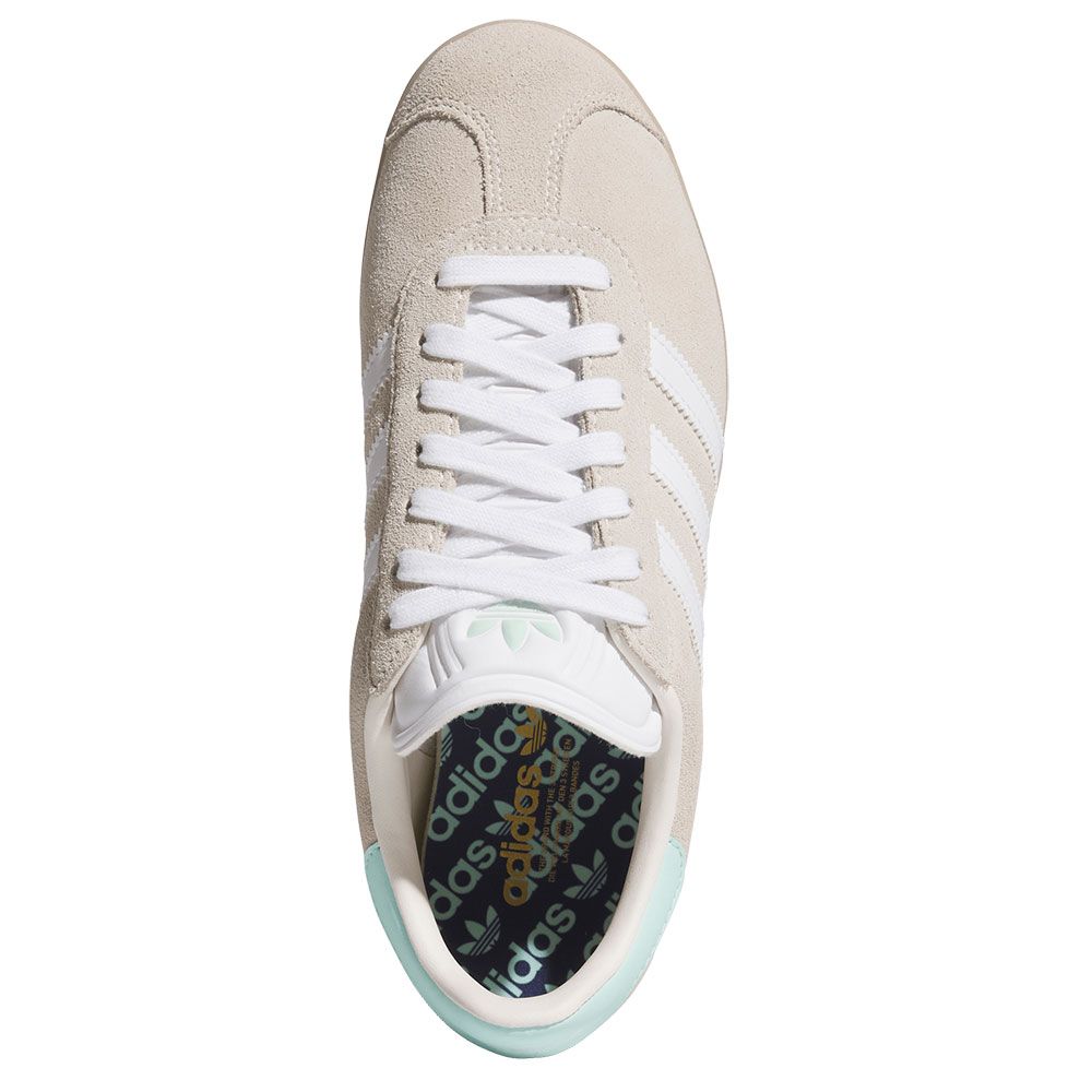 ADIDAS ORIGINALS adidas Originals Ladies W Gazelle Golf Shoes Cloud White Mint HP7075