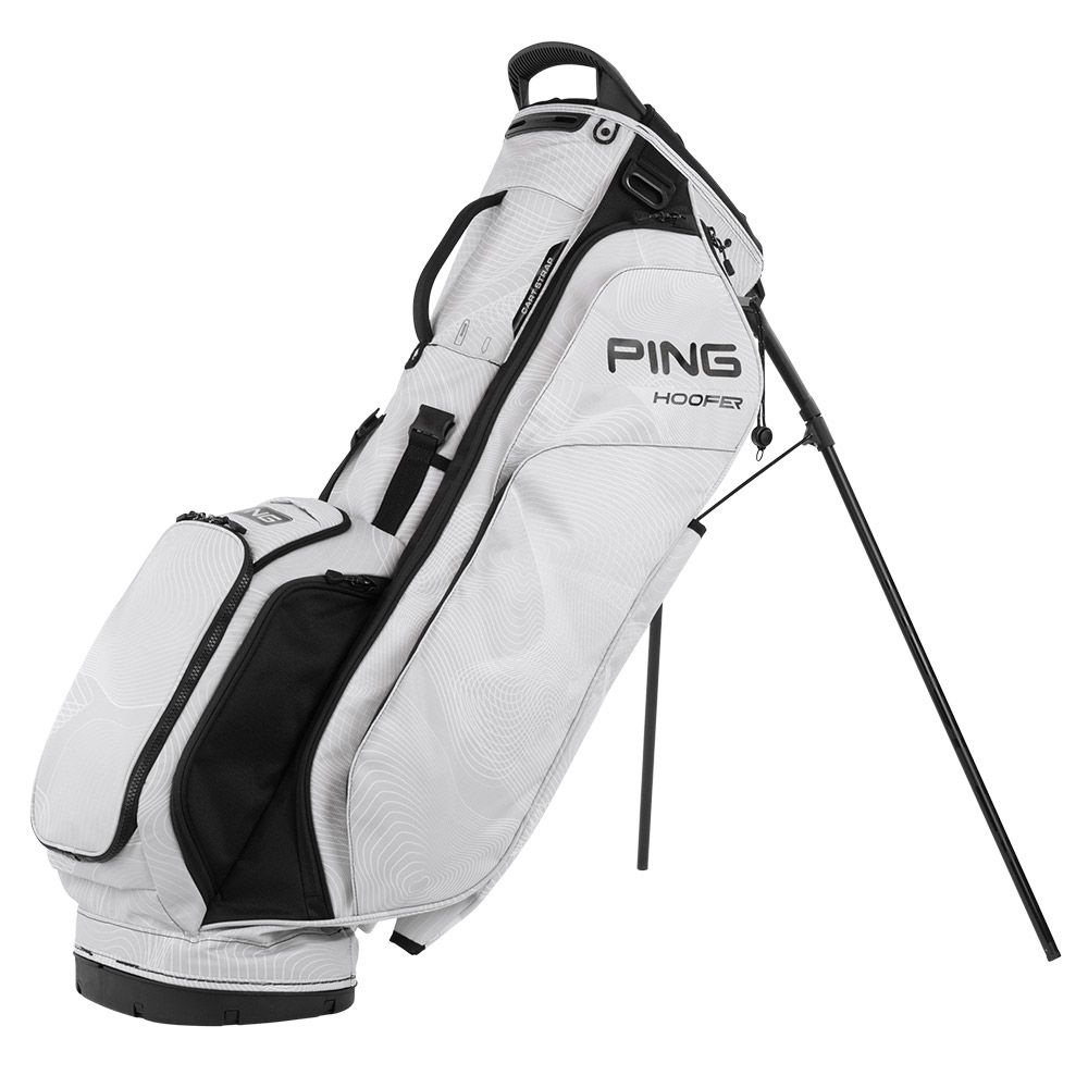 PING PING Hoofer 231 Stand Bag White Contour