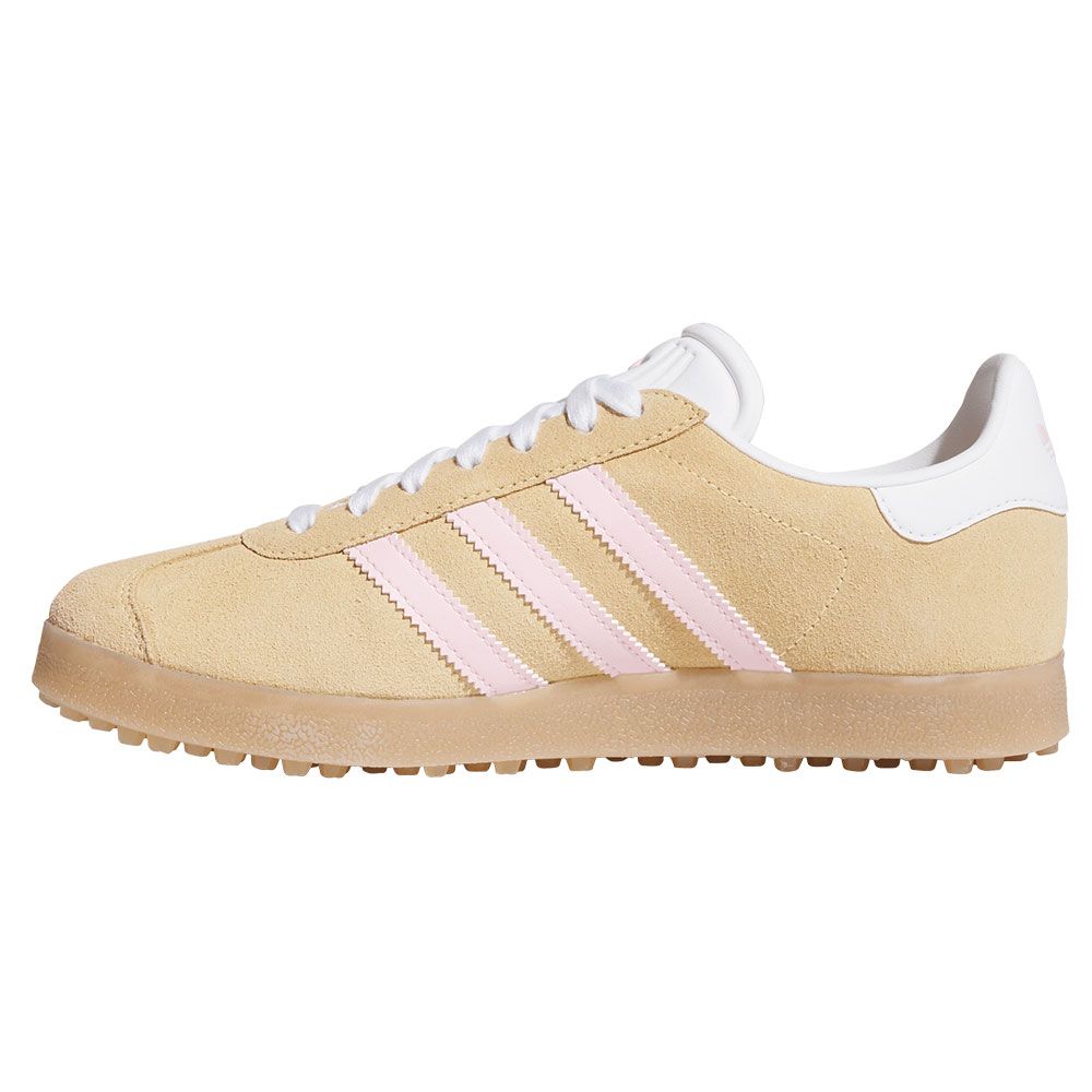 ADIDAS ORIGINALS adidas Originals Ladies W Gazelle Golf Shoes Ice Tan Pink JR4471