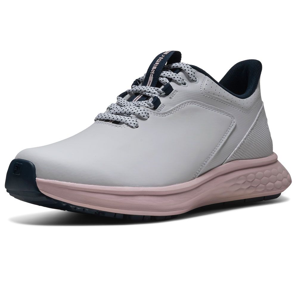 FOOTJOY Footjoy Womens PULSE Golf Shoes White Pink 93848