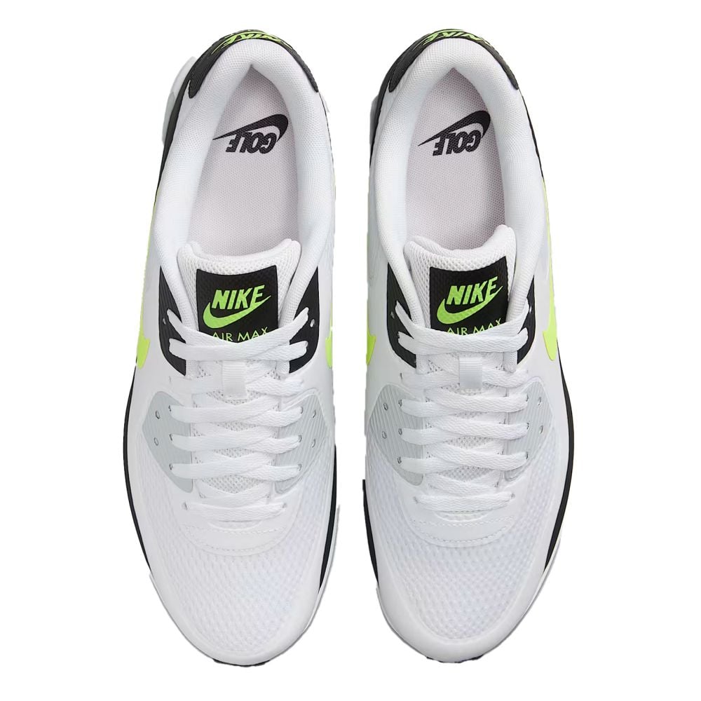 Nike Air Max 90 G Golf Shoes White Lime | Silvermere Golf