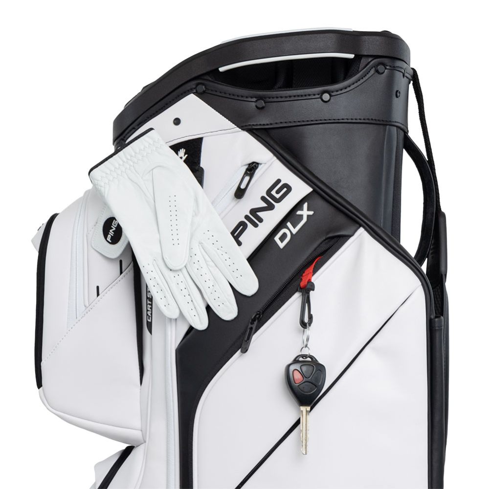 PING Ping DLX 244 Cart Bag White Dark Grey Blue