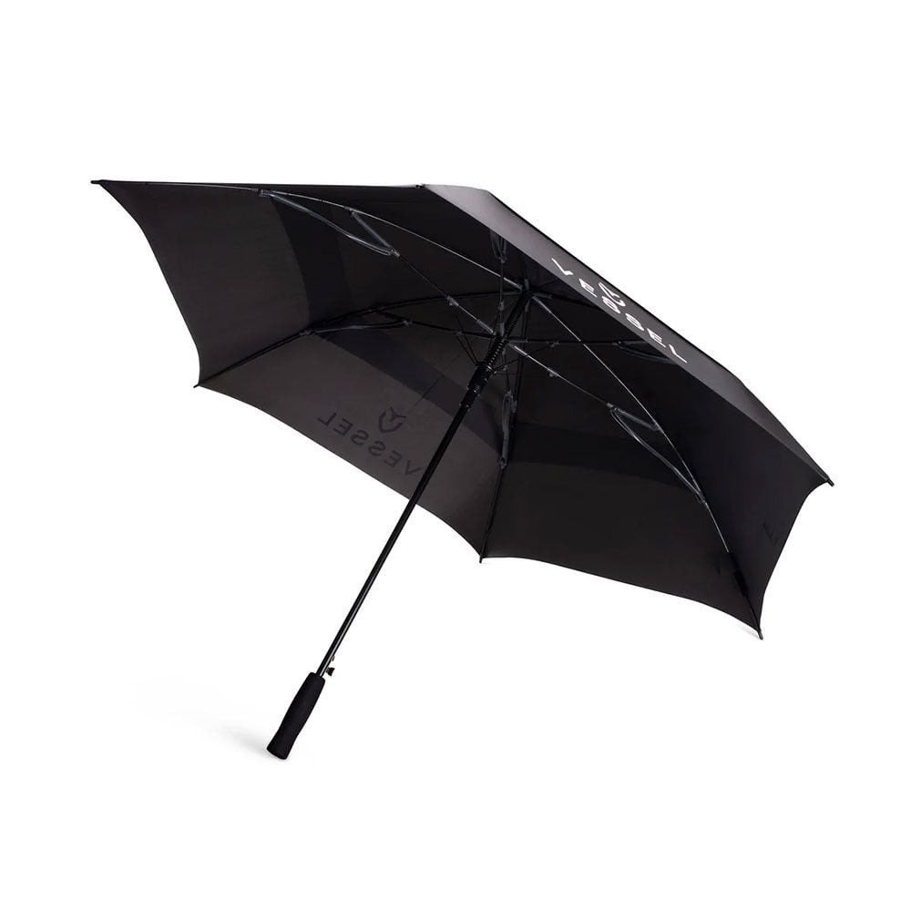 VESSEL Vessel Vortex Vented Golf Umbrella Black