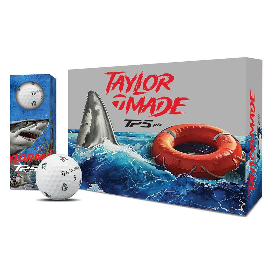 TAYLORMADE Taylormade TP5 PIX Sharks Golf Balls