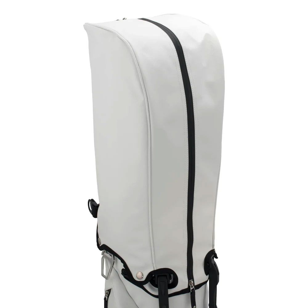 Vessel VLS LUX Stand Bag Pebbled White | Silvermere Golf