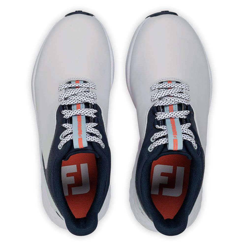 FOOTJOY Footjoy Womens PULSE Golf Shoes White Navy 93849