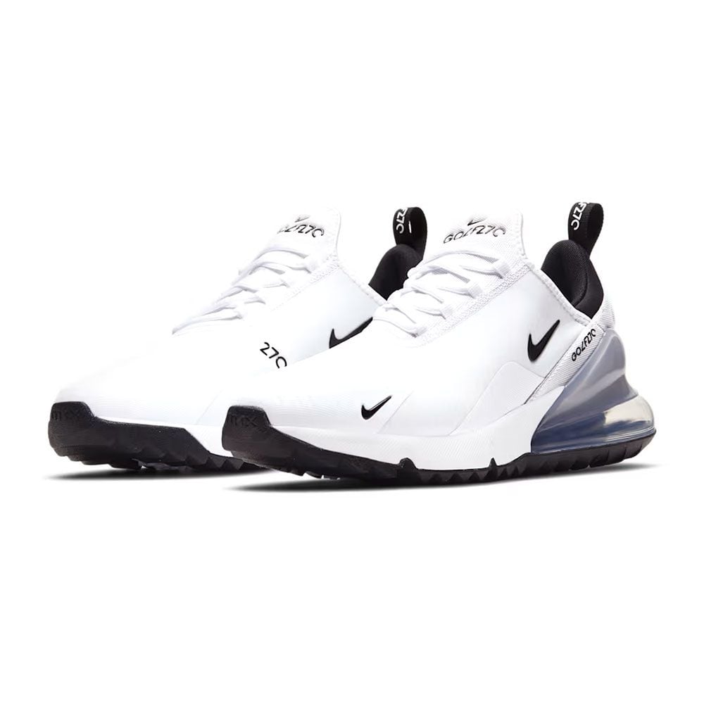 NIKE Nike Air Max 270 Golf Shoes White Black