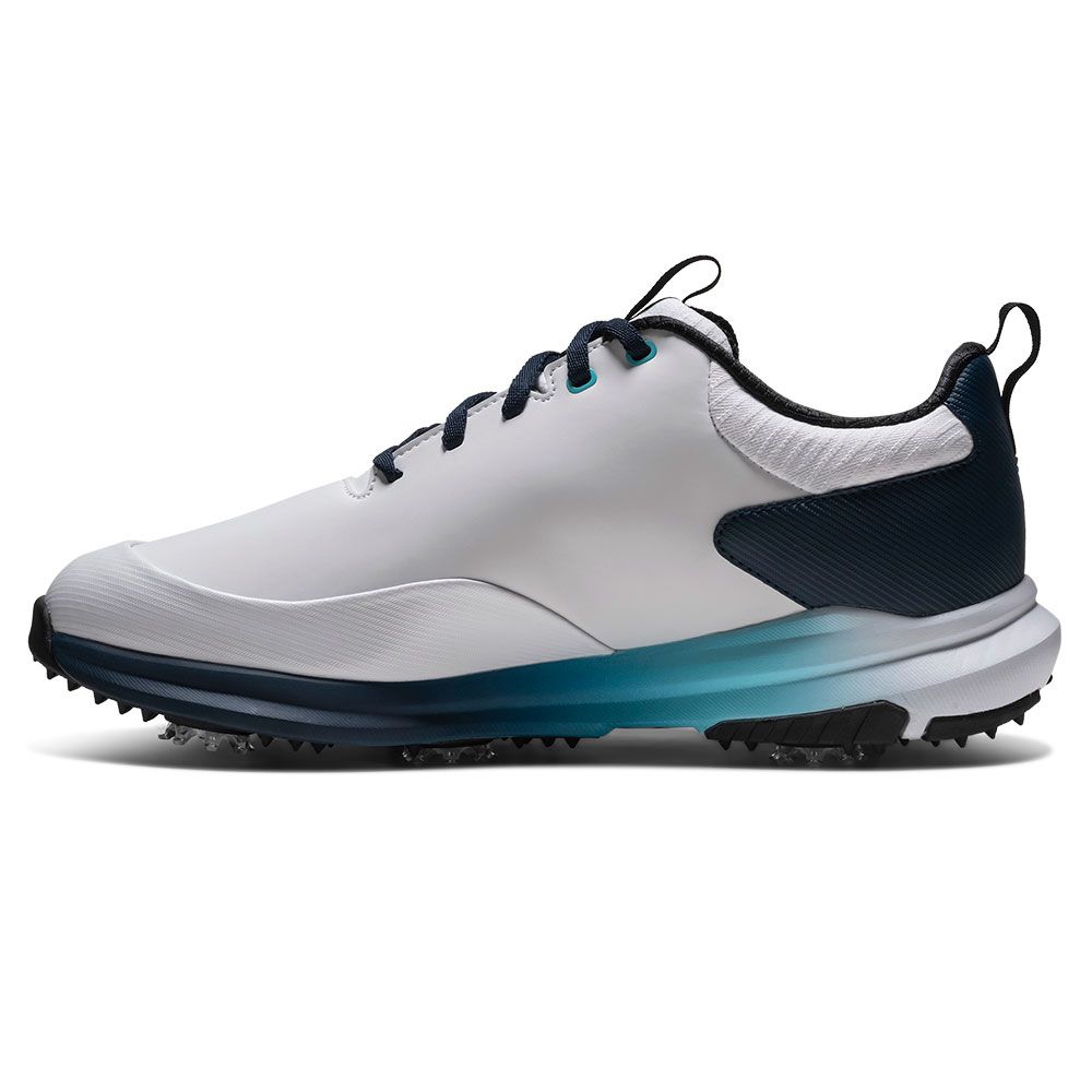 FOOTJOY Footjoy Tour Rival Golf Shoes White Navy 56971