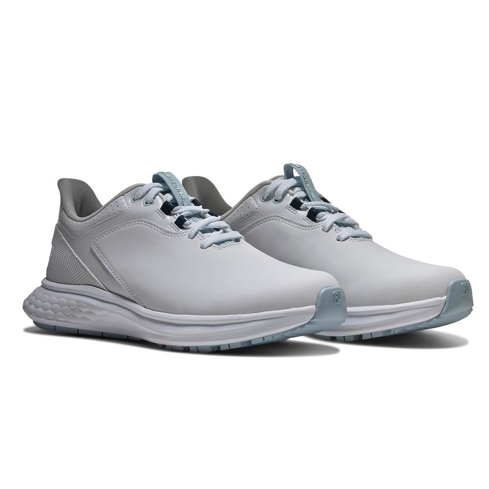 FOOTJOY Footjoy Womens PULSE Golf Shoes White Blue 93847