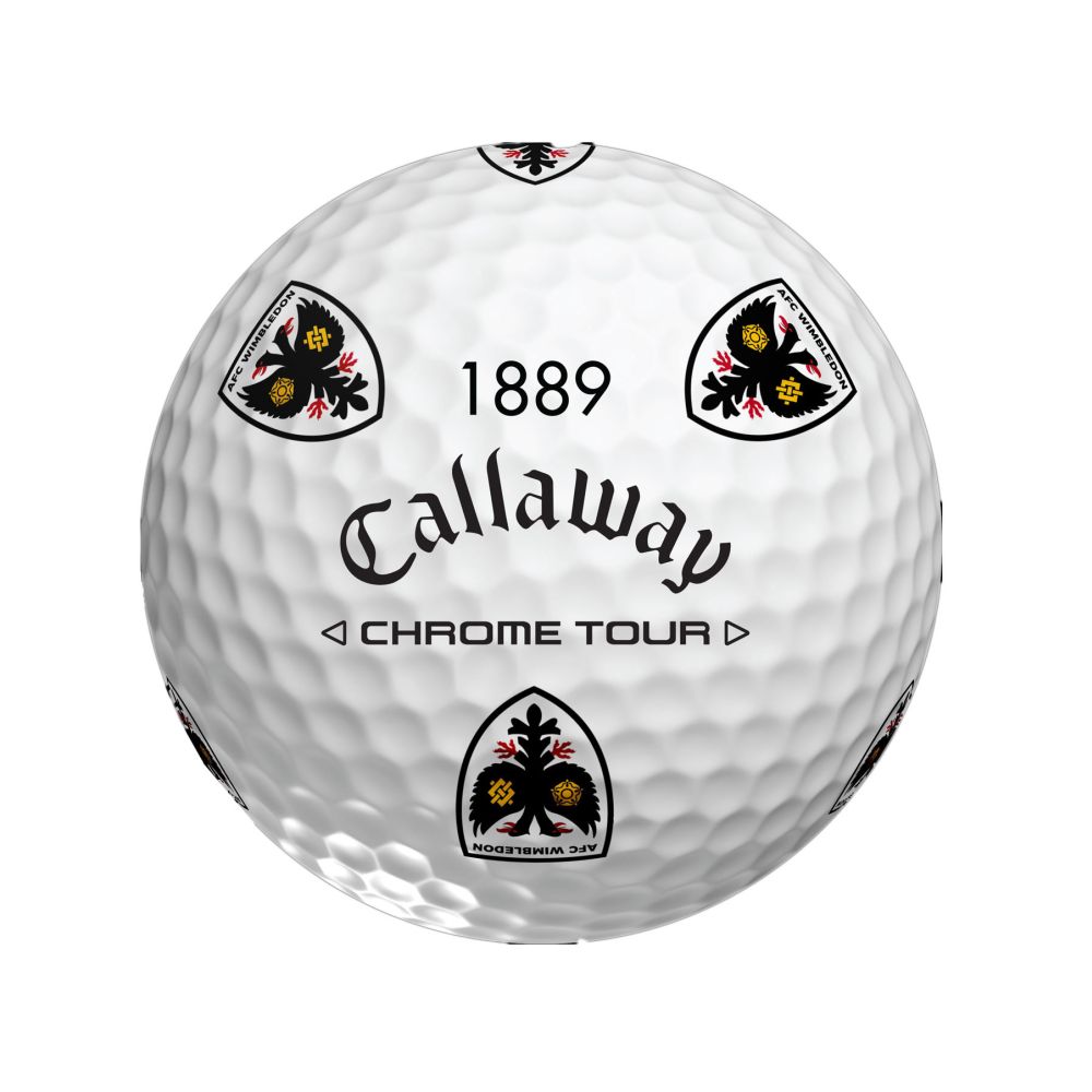 CALLAWAY Callaway AFC Wimbledon Chrome Tour TRUVIS 3 Ball Pack