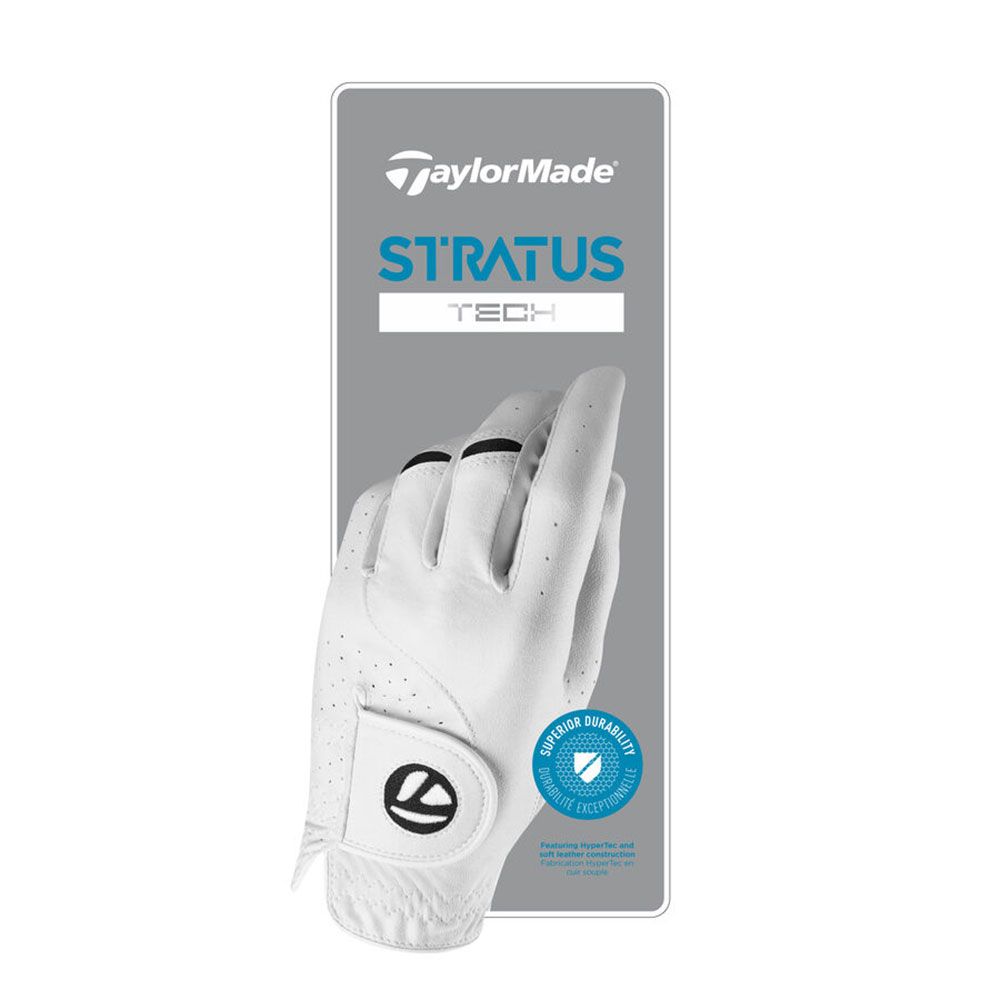TAYLORMADE TaylorMade Ladies Stratus Tech Glove White For the Right Handed Golfer