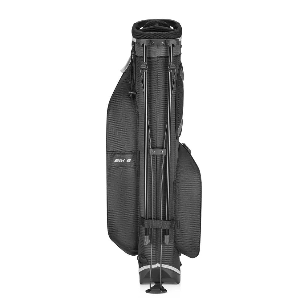BIG MAX Big Max Dri Lite Heaven Six G Stand Bag Charcoal Black White