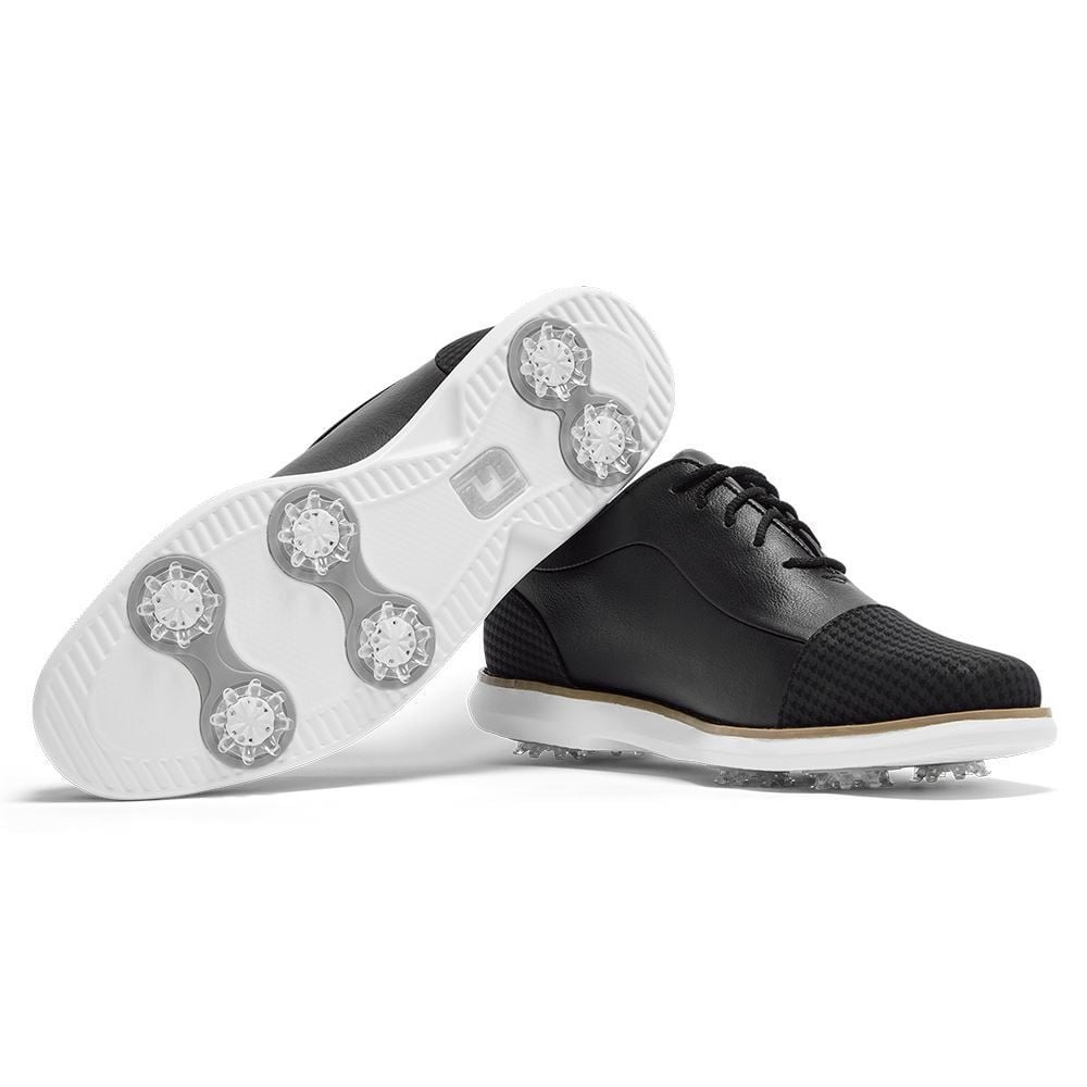 FOOTJOY FootJoy Ladies Traditions Golf Shoes - Black 97917