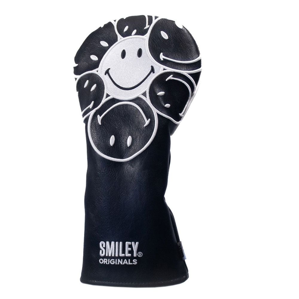 BRAND FUSION Brand Fusion Smiley Original Stacked Driver Headcover Black White
