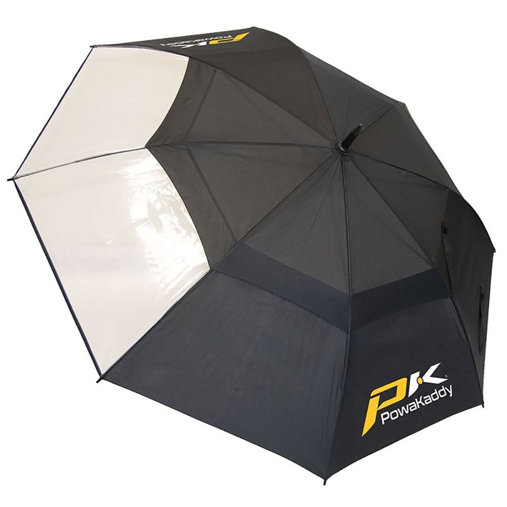 POWAKADDY Powakaddy Double Canopy Umbrella Black