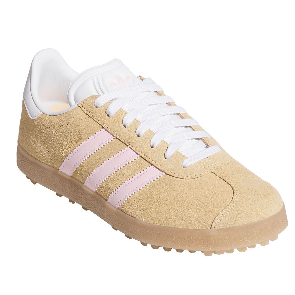 ADIDAS ORIGINALS adidas Originals Ladies W Gazelle Golf Shoes Ice Tan Pink JR4471