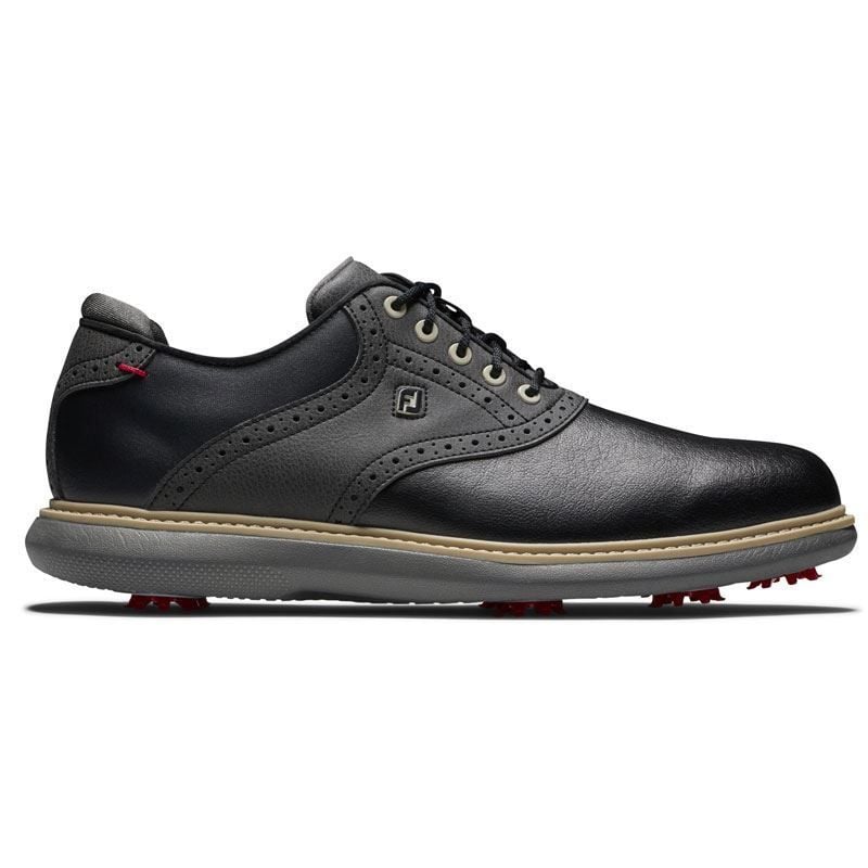 FOOTJOY FootJoy Traditions Golf Shoes - Medium Black - 57904