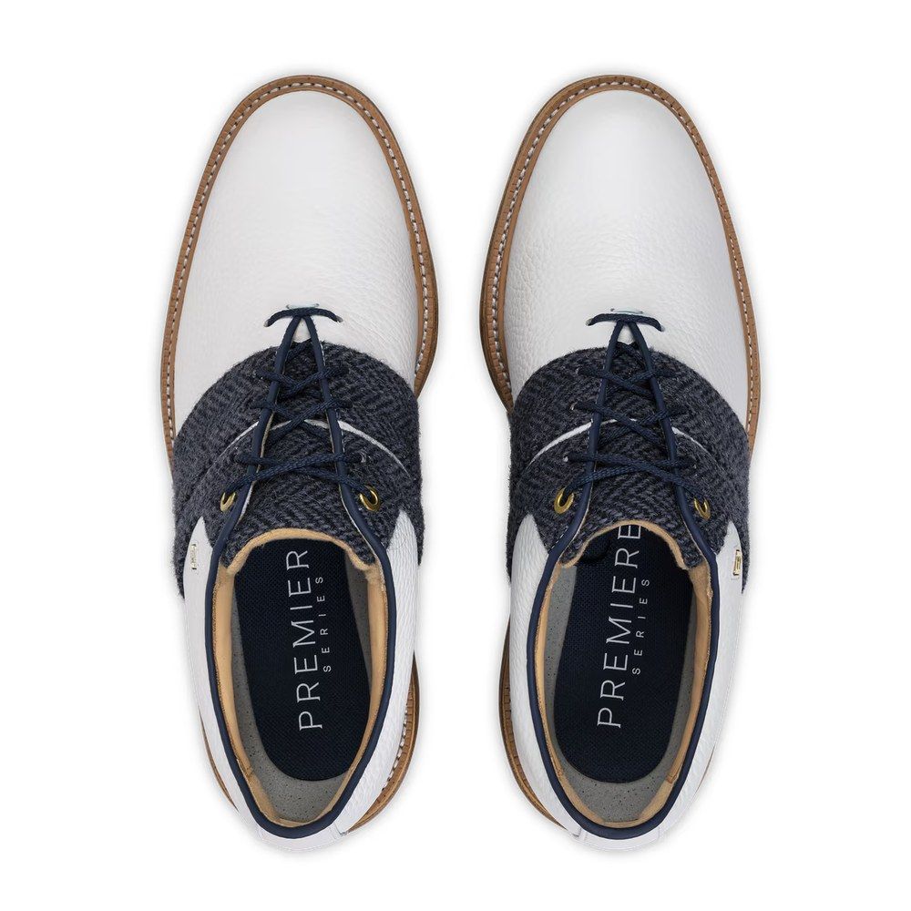 FOOTJOY Footjoy Premiere Harris Tweed Herringbone Golf Shoes 54588