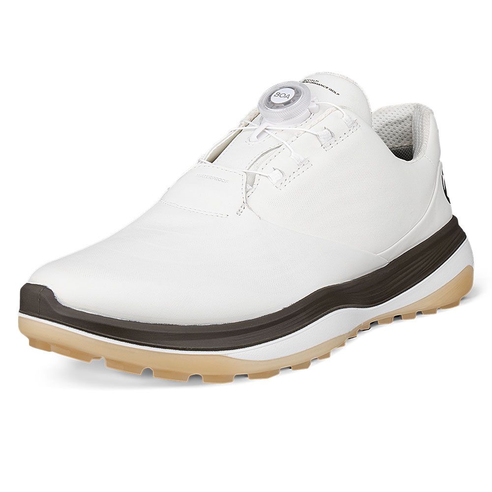 ECCO Ecco LT1 BOA Golf Shoes White Tarmac
