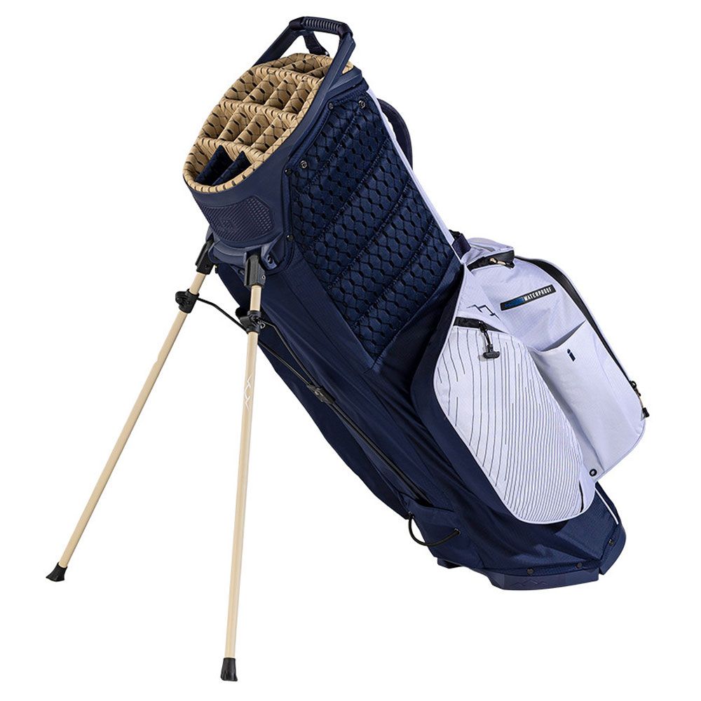 SUN MOUNTAIN Sun Mountain E4.5 H2NO 14 Way Carry Bag Navy Gold White