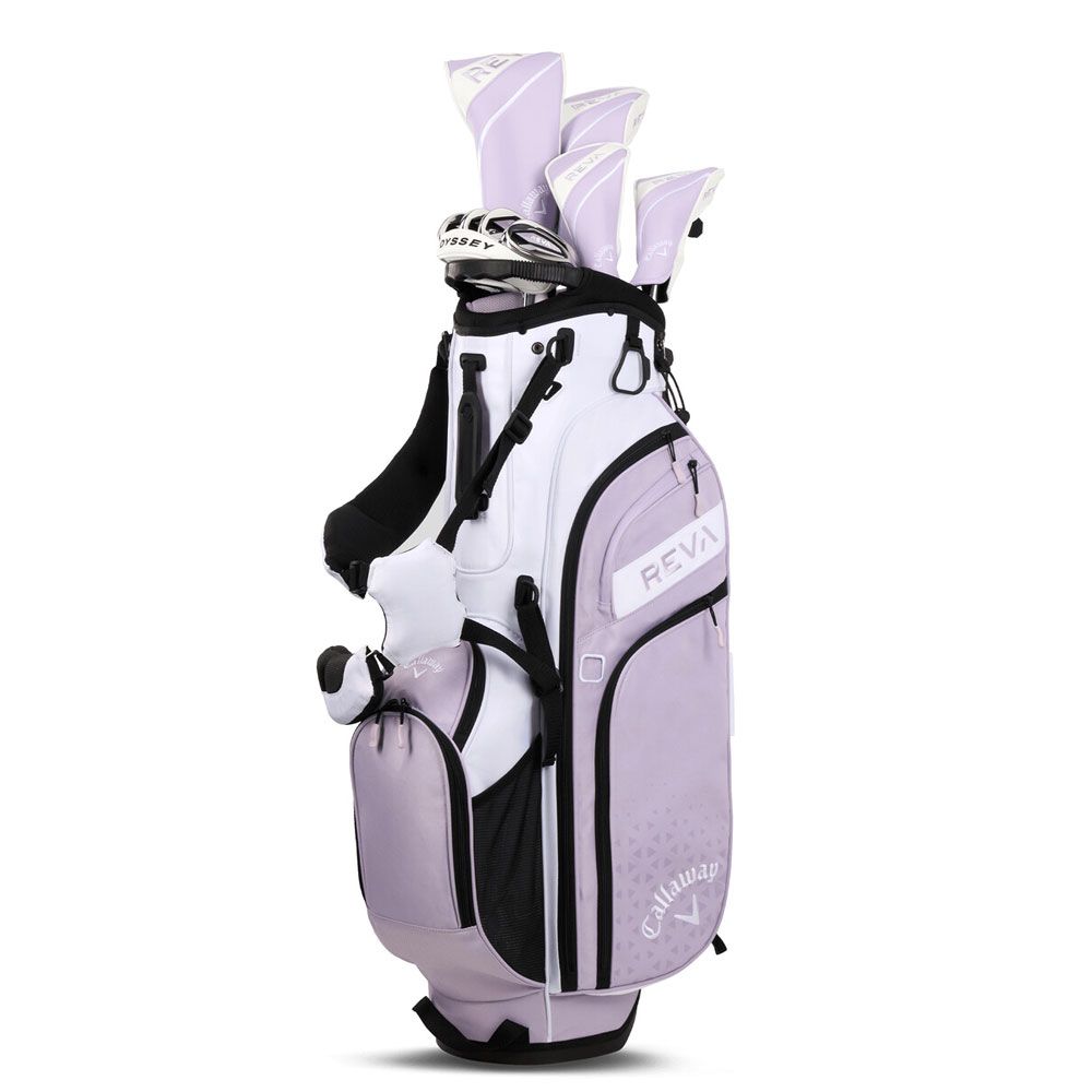 CALLAWAY Callaway Ladies Reva 11-Piece Graphite Stand Package Set Violet Mist