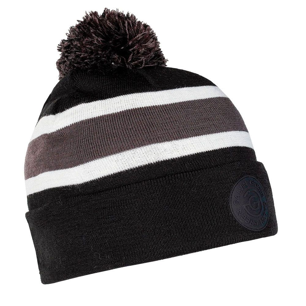 GALVIN GREEN Galvin Green Leighton Bobble Hat Black Iron White