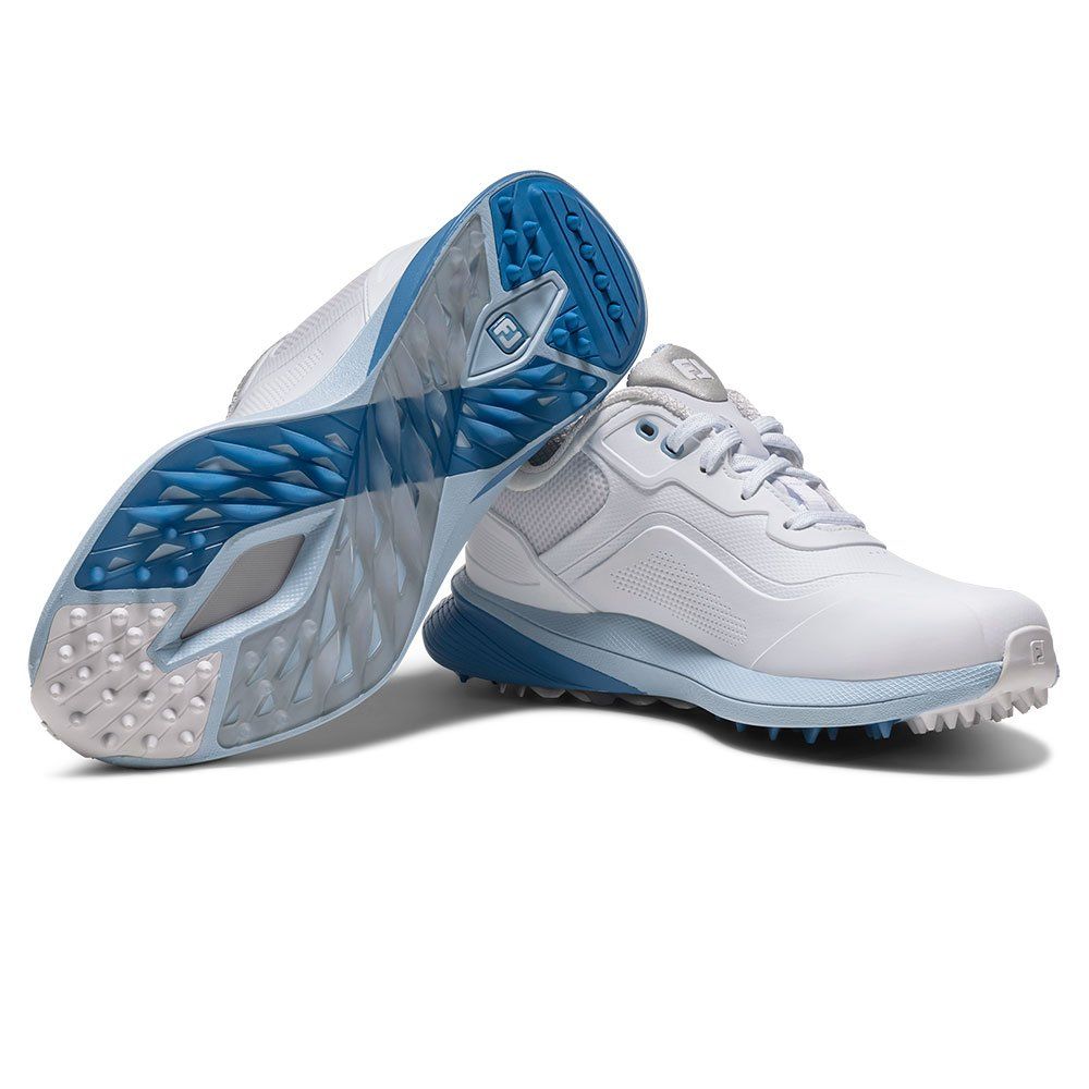 FOOTJOY Footjoy Womens Pro SL Golf Shoes White Blue 98231