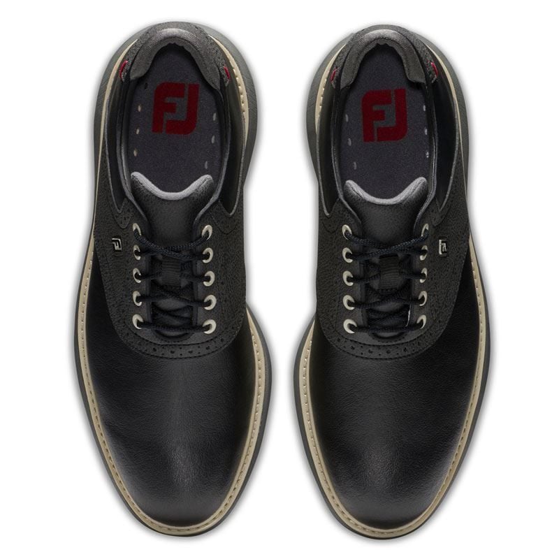 FOOTJOY FootJoy Traditions Golf Shoes - Medium Black - 57904
