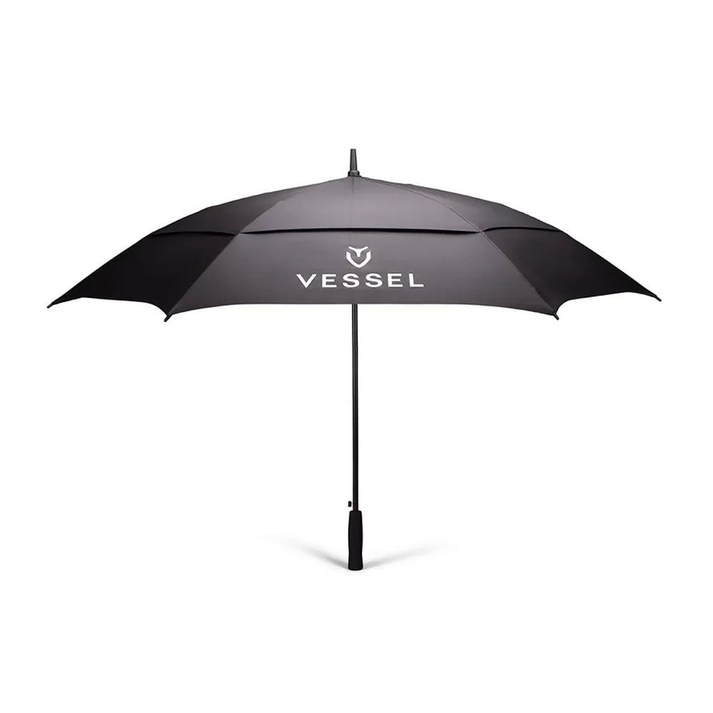 VESSEL Vessel Vortex Vented Golf Umbrella Black