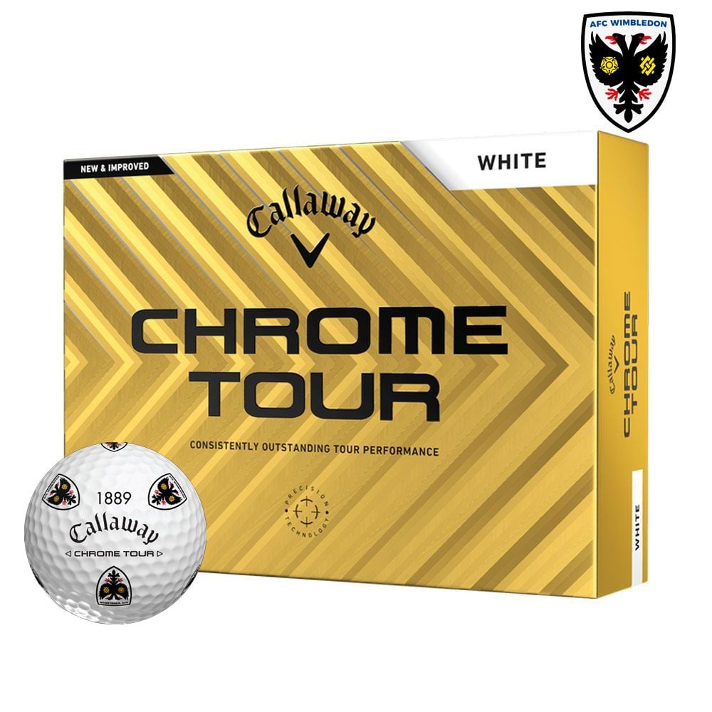 CALLAWAY Callaway Wimbledon Chrome Tour TRUVIS Golf Balls Dozen Pack