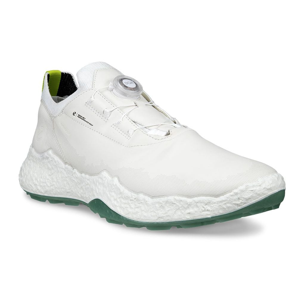 ECCO Ecco H5 Leather BOA Golf Shoes White