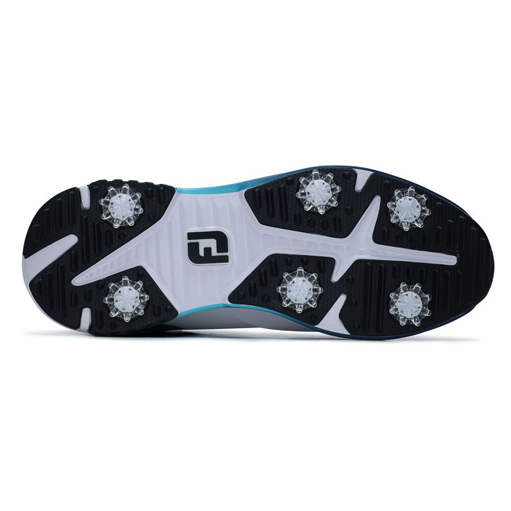 FOOTJOY Footjoy Tour Rival Golf Shoes White Navy 56971